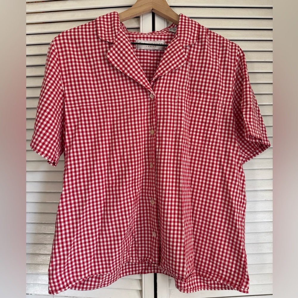 Vintage Plaid Button Down Shirt